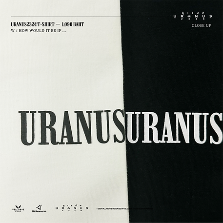 CAMISETA NEGRA HOW WOULD IT BE URANUS2324