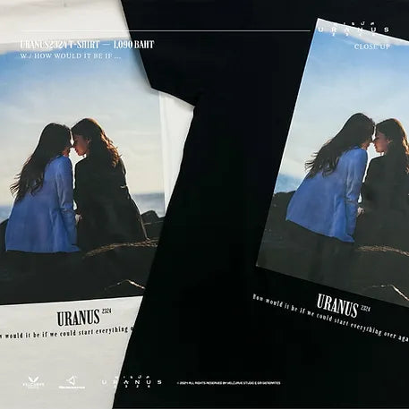 CAMISETA NEGRA HOW WOULD IT BE URANUS2324