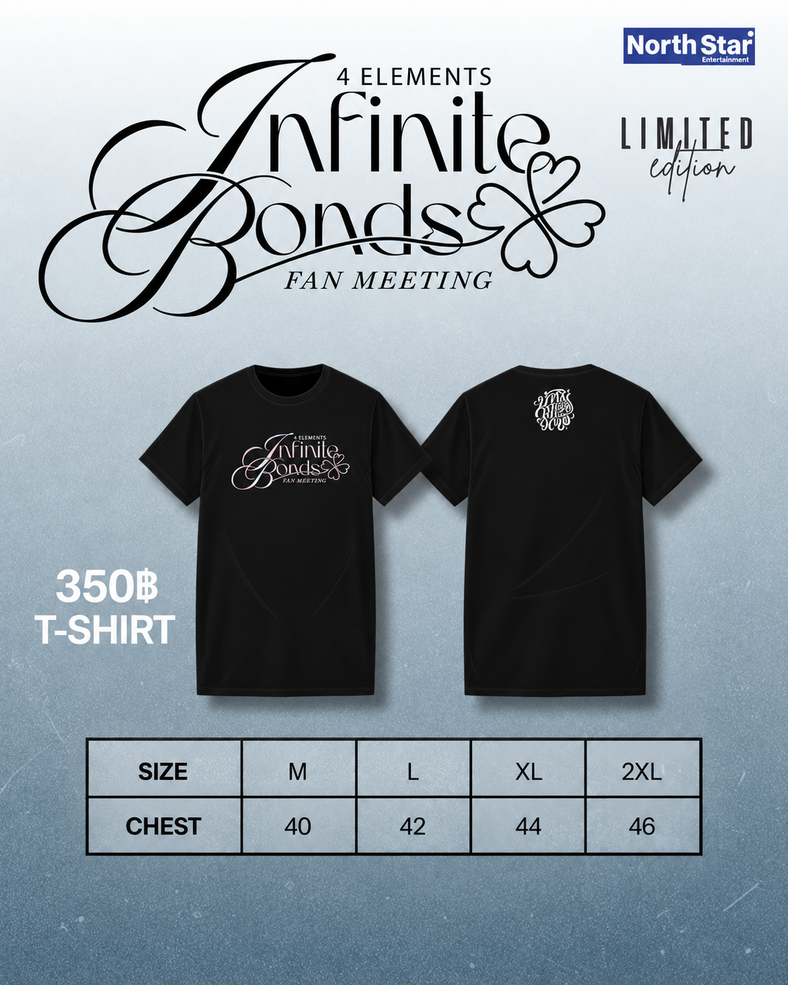 PRE-VENTA - 4 ELEMENTS INFINITE BONDS - T-SHIRT