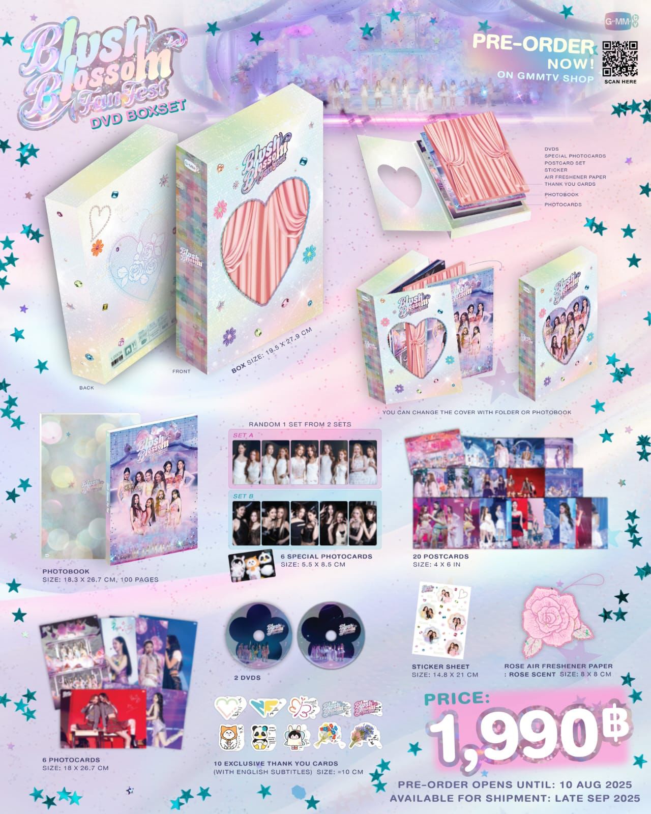 Pre-venta: BOXSET BLUSH BLOSSOM FAN FEST
