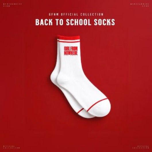 SET OF GFNW SCHOOL T-SHIRT, SOCKS, STICKERS SET