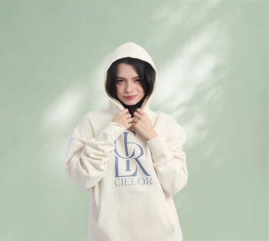 PRE-ORDER - CLR Monogram Hoodie (Cream) | (Black)