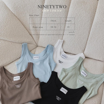 PRE-ORDER - NINETYTWO | Crop tank top