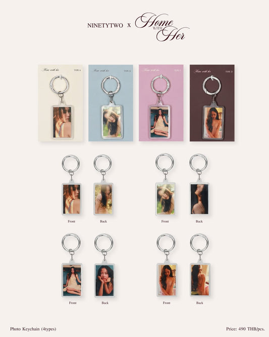 PRE-ORDER - Home with Her - Photo Keychain & & NINETYTWOO