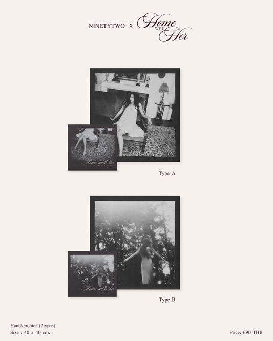 PRE-ORDER - Home with Her - Handkerchief & NINETYTWOO