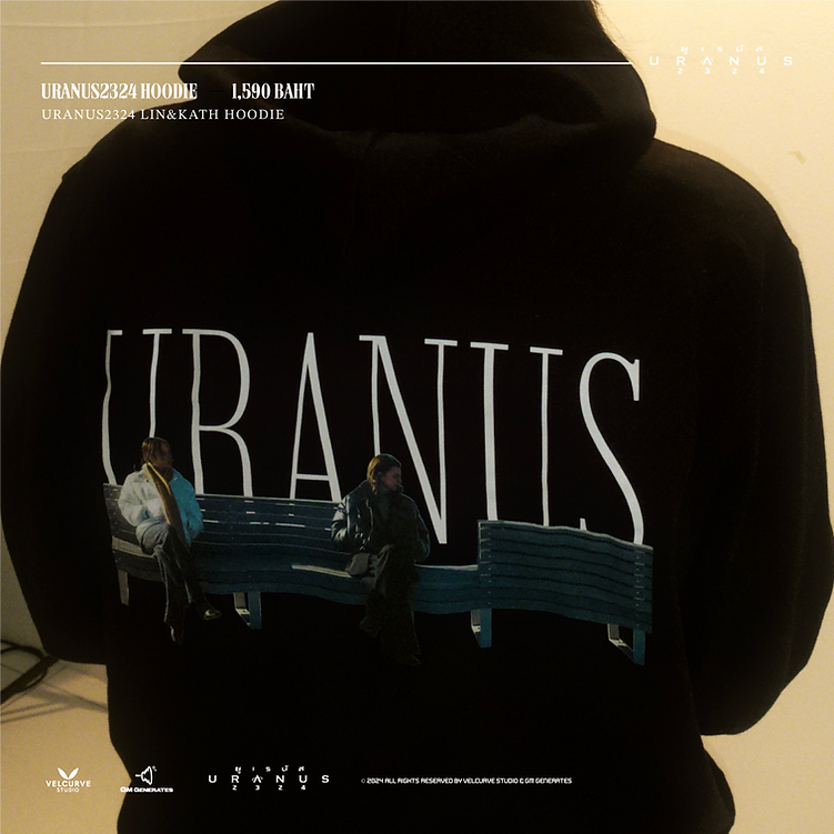 PRE - ORDER SUDADERA NEGRA LIN & KATH URANUS2324