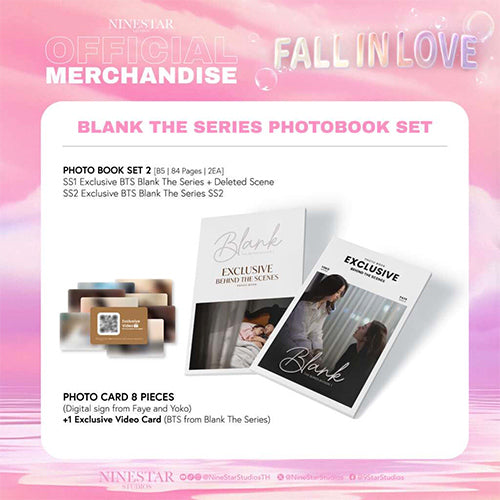 PRE-ORDER - FALL IN LOVE PHOTOBOOK SET X BLANK THE SERIES