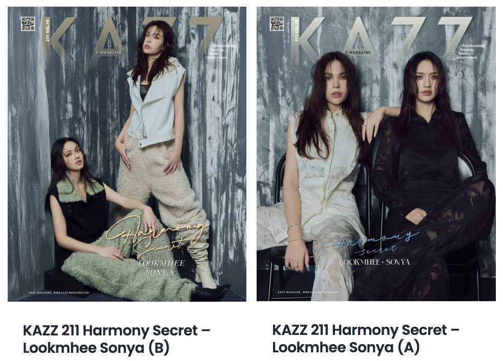 PRE-VENTA: KAZZ MAGAZINE IS211: LOOKMHEE & SONYA
