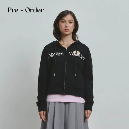 (Pre-order) Wonderland hoodie | Dark Charcoal