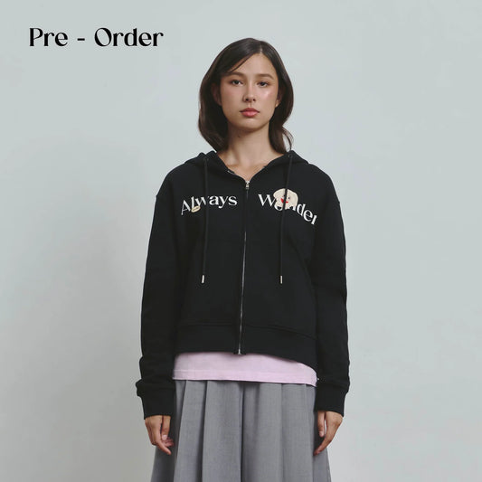 (Pre-order) Wonderland hoodie | Dark Charcoal
