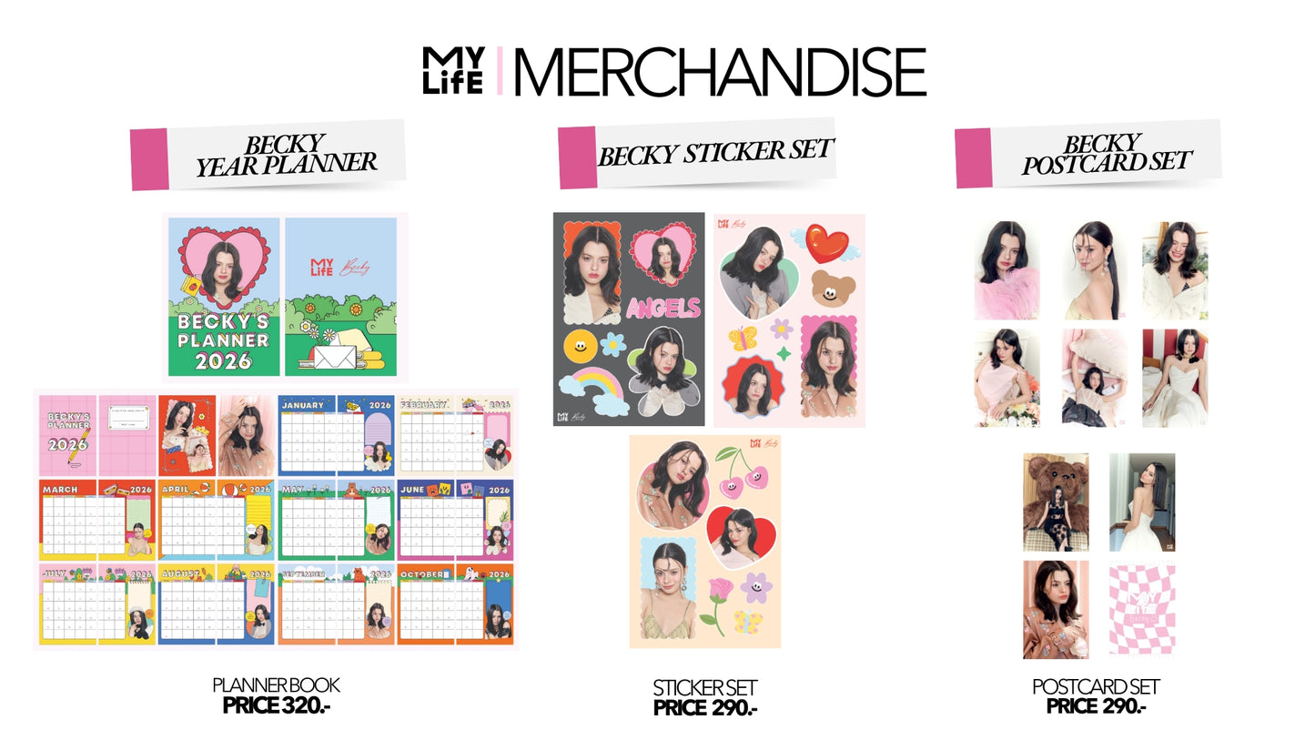 PRE-VENTA MY LIFE MERCHANDISE BECKY REBECCA