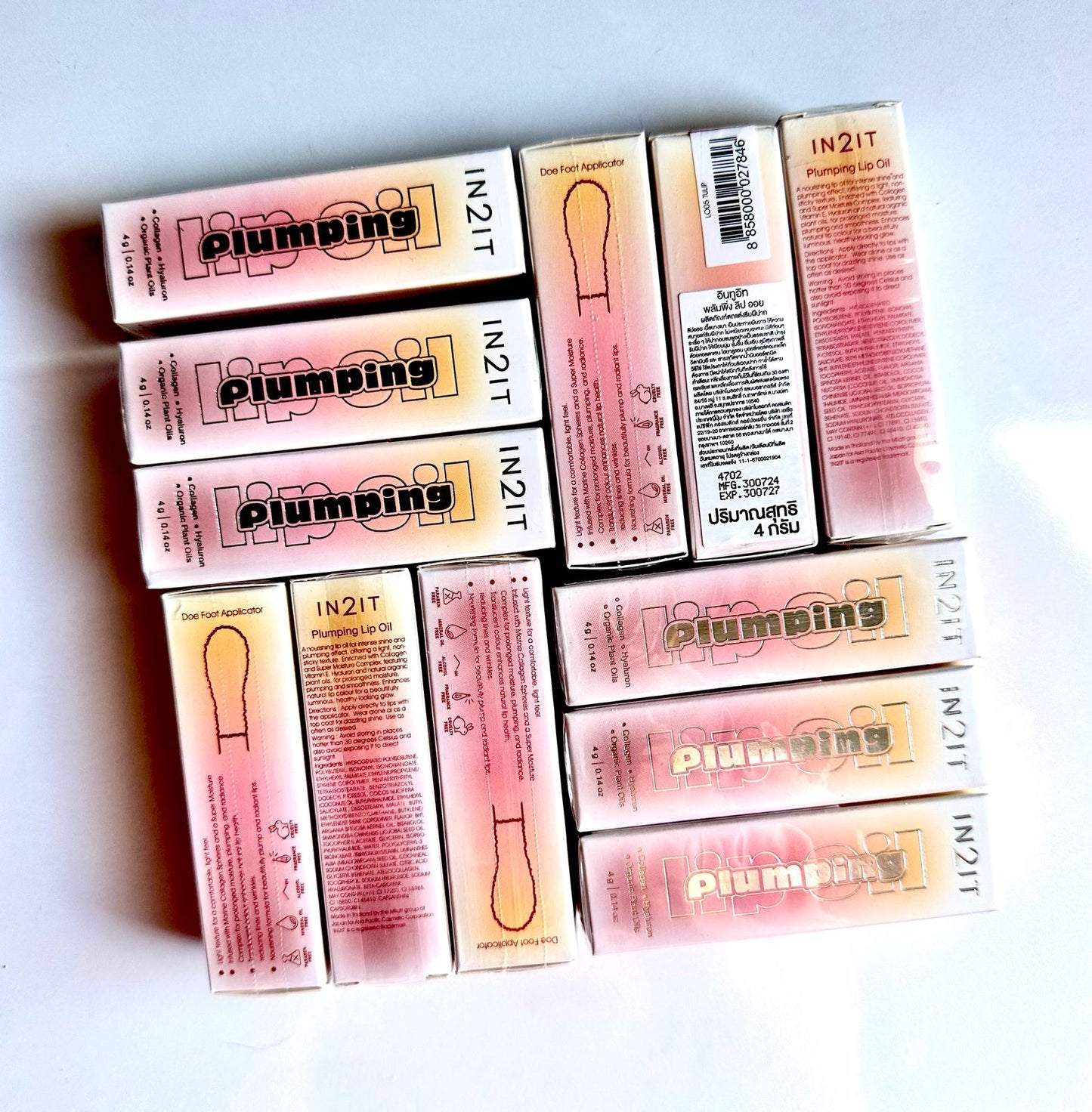 IN2IT - GLOSSS CON APLICADOR: Plumping Lip Oil 4g