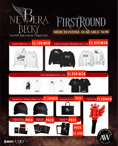 PRE-VENTA SUDADERAS CONCIERTO BECKY: NEW B ERA