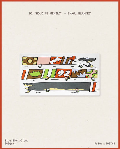 PRE-ORDER - 92 HOLD ME GENTLY- SHAWL BLANKET