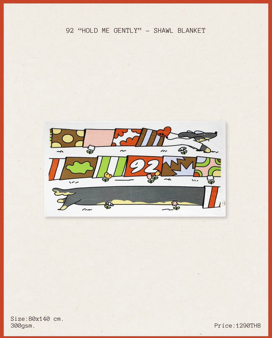 PRE-ORDER - 92 HOLD ME GENTLY- SHAWL BLANKET