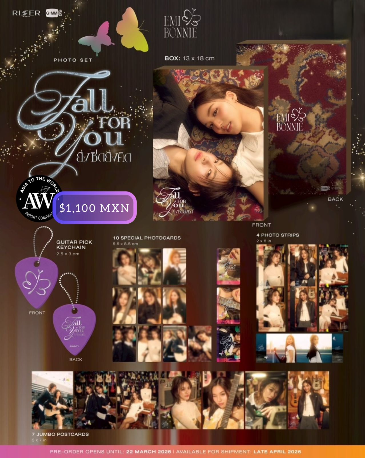 PRE-ORDER: EMIBONNIE FALL FOR YOU PHOTO SET