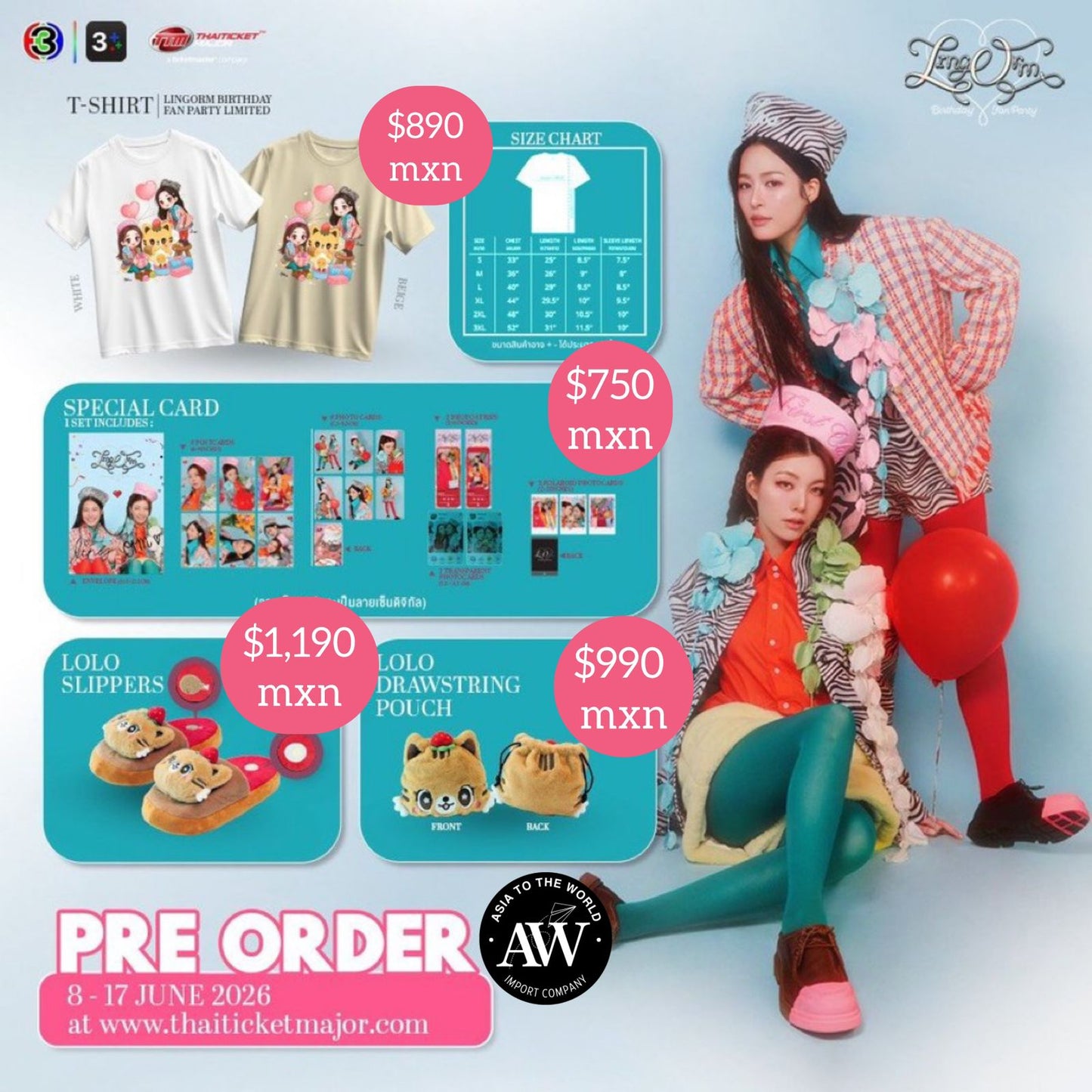 PRE-ORDER T-SHIRT LING ORM X LOLO