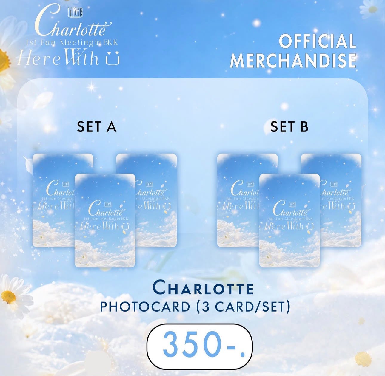 PRE-VENTA CHARLOTTE: PHOTOCARDS