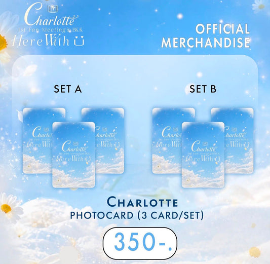 PRE-VENTA CHARLOTTE: PHOTOCARDS
