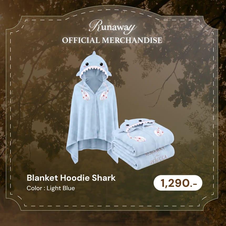 PRE-ORDER : Runaway Becky - Blanket Hoodie Shark