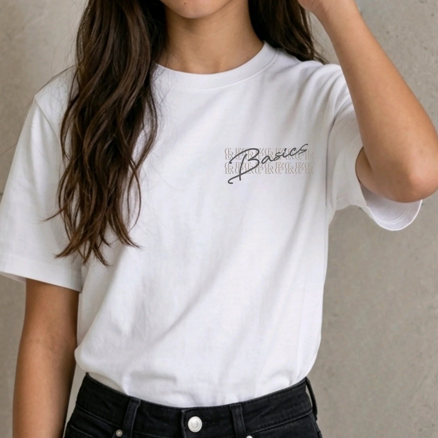 Basic Classic Fit T-shirt (White)