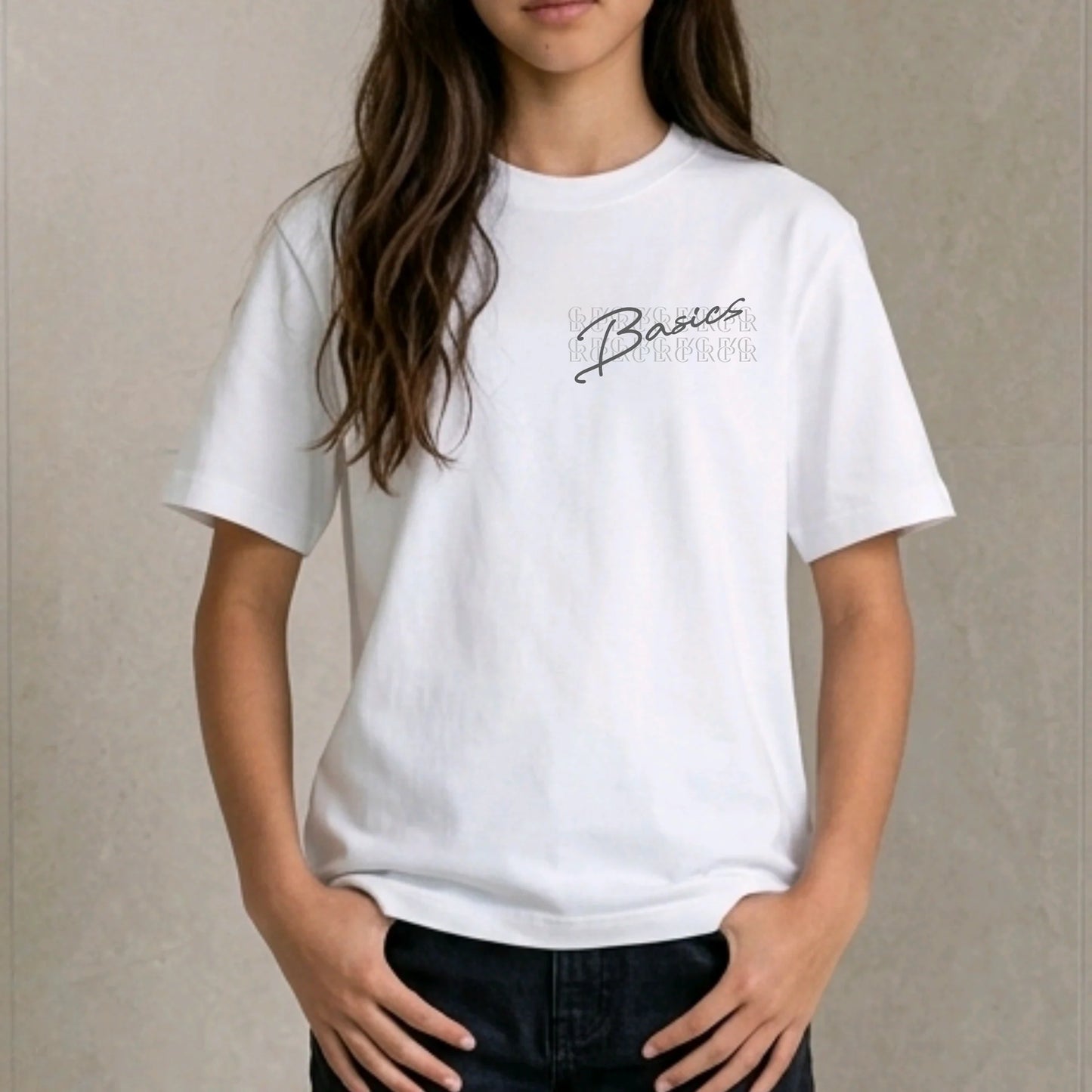 Basic Classic Fit T-shirt (White)
