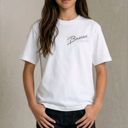 Basic Classic Fit T-shirt (White)